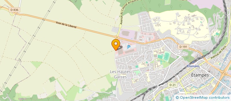 localisation de l'entreprise CYNTAHX à ETAMPES