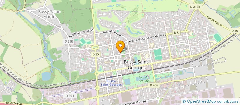 localisation de l'entreprise CYNTECH IT à BUSSY-SAINT-GEORGES
