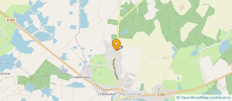 localisation de l'entreprise CYNTHIA à MEZIERES-EN-BRENNE