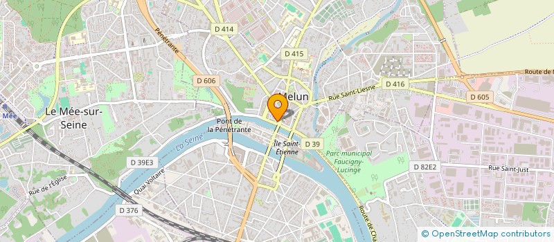 localisation de l'entreprise CYNTHIA à MELUN