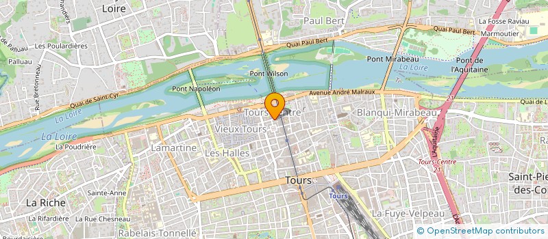 localisation de l'entreprise CYNTHIA  TOURS