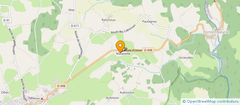 localisation de l'entreprise CYP  CRAPONNE-SUR-ARZON