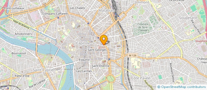 localisation de l'entreprise CYP  TOULOUSE