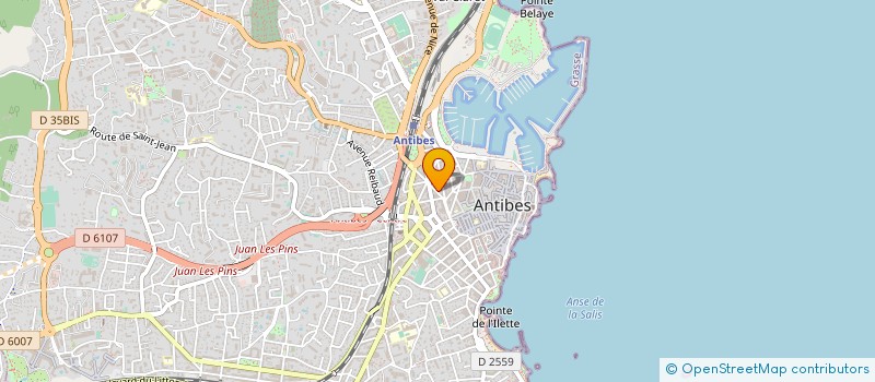 localisation de l'entreprise CYPAS à ANTIBES