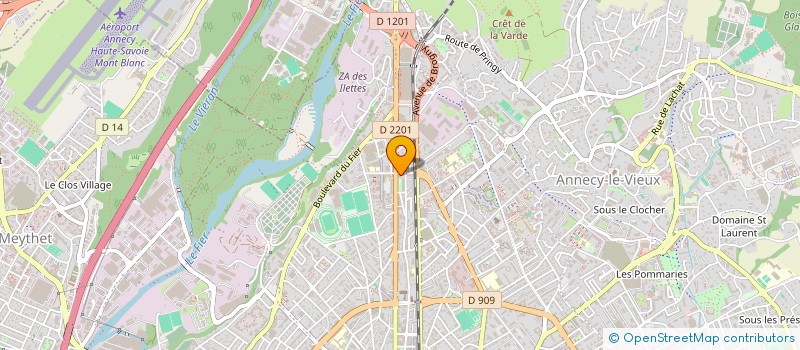 localisation de l'entreprise CYPHIS à ANNECY