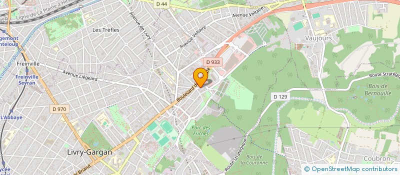 localisation de l'entreprise CYPRE.PATISSERIE  LIVRY-GARGAN