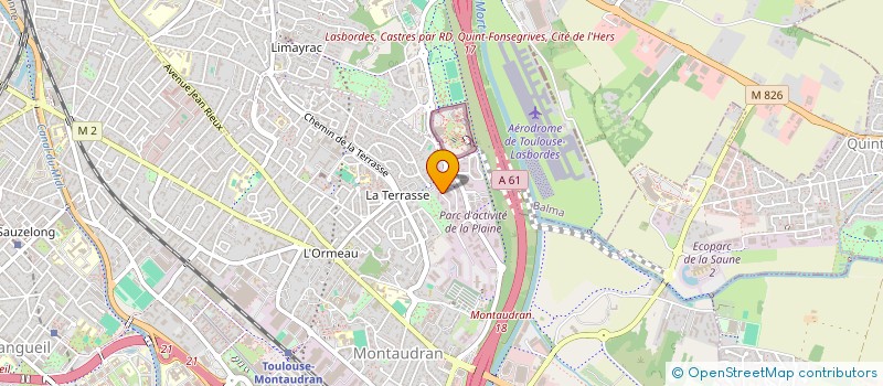 localisation de l'entreprise CYPRE TRANSPORTS à TOULOUSE