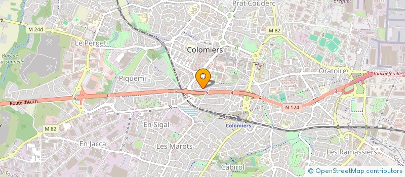 localisation de l'entreprise CYPRES 31 à COLOMIERS