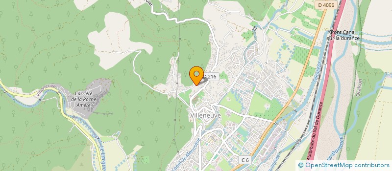 localisation de l'entreprise CYPRES DE CHEZ VOUS  VILLENEUVE