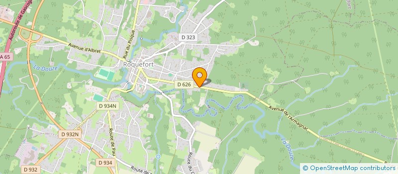 localisation de l'entreprise CYPRES DES ARBRES  ROQUEFORT