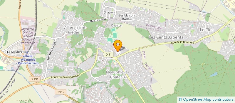 localisation de l'entreprise CYPRES DES JARDINS  NEAUPHLE-LE-CHATEAU