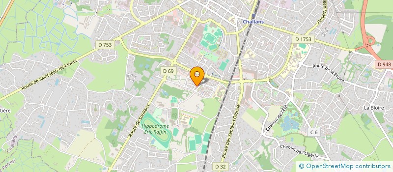 localisation de l'entreprise CYPRES FINANCE à CHALLANS