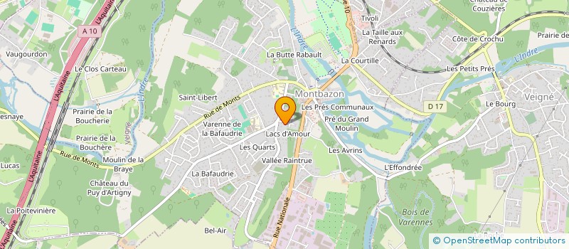 localisation de l'entreprise CYPRESS  MONTBAZON