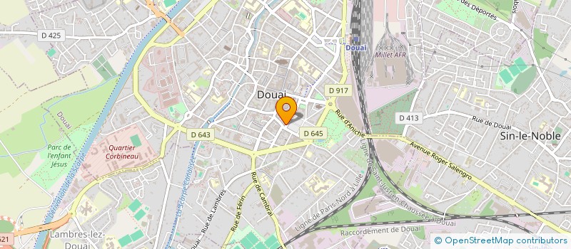 localisation de l'entreprise CYPRIEN à DOUAI