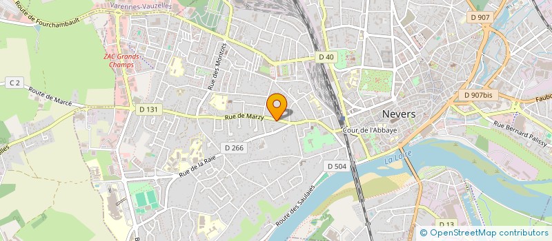 localisation de l'entreprise CYPRIEN BERNARD & ASSOCIES à NEVERS