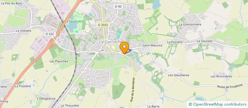 localisation de l'entreprise CYPRIEN DU ROC à LA GARNACHE