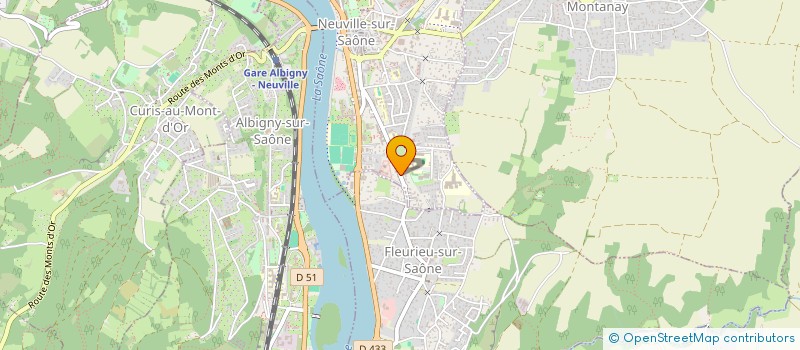 localisation de l'entreprise CYPRIEN-FABRE  NEUVILLE-SUR-SAONE