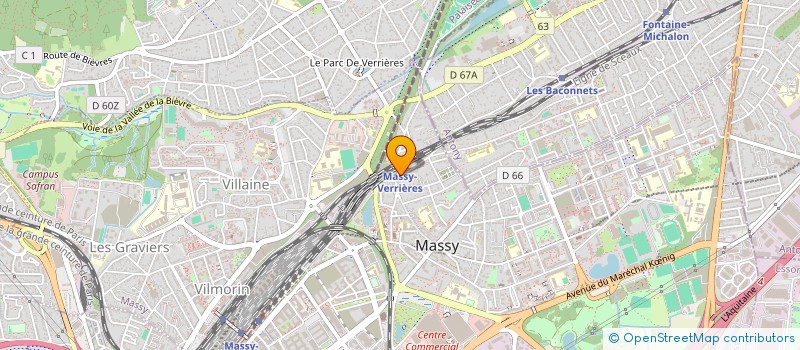 localisation de l'entreprise CYPRIEN ROUITS CONSULTING à MASSY