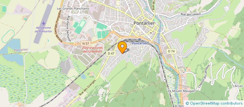 localisation de l'entreprise CYPRIEN SERVICES  DOUBS