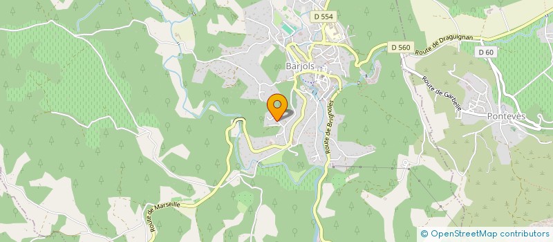 localisation de l'entreprise CYPRIS  BARJOLS