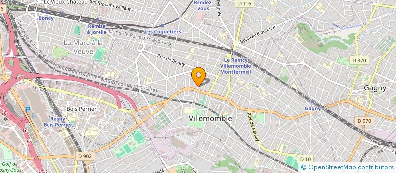 localisation de l'entreprise CYPROBAT SARL à VILLEMOMBLE