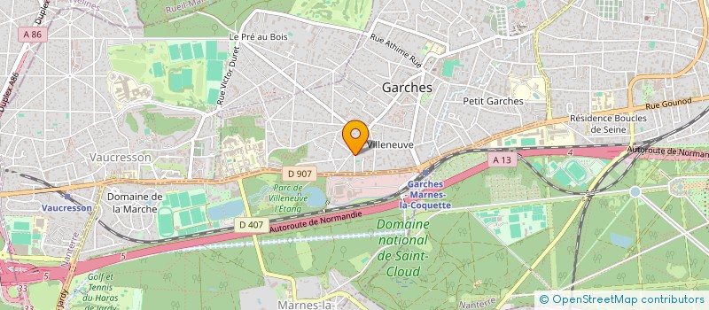 localisation de l'entreprise CYPRUS INVEST à GARCHES