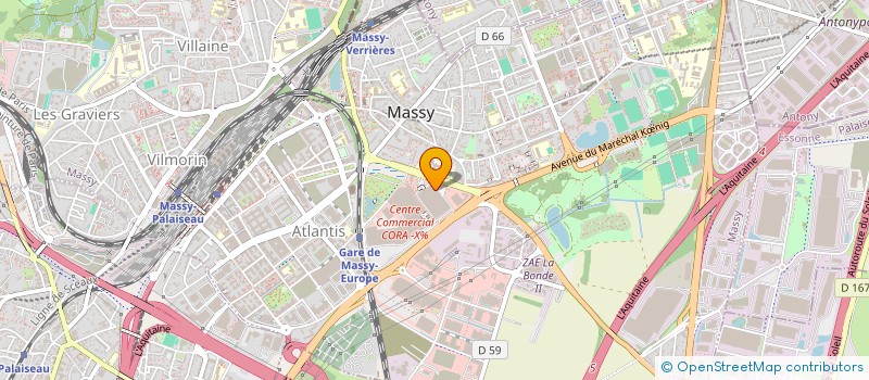 localisation de l'entreprise CYR à MASSY