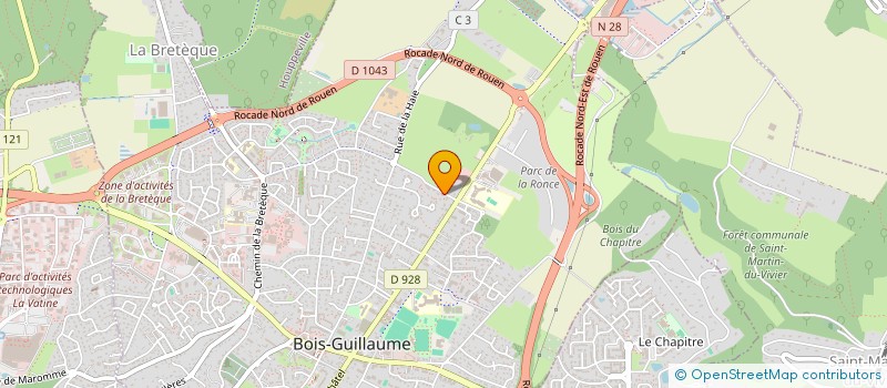 localisation de l'entreprise CYR à BOIS-GUILLAUME