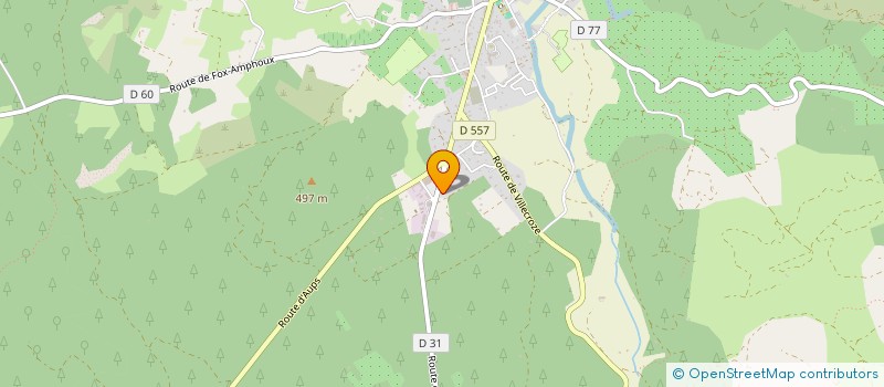 localisation de l'entreprise CYR ANTOINE MARIE  AUPS