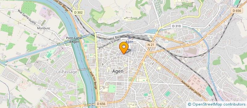 localisation de l'entreprise CYR@LINE  AGEN