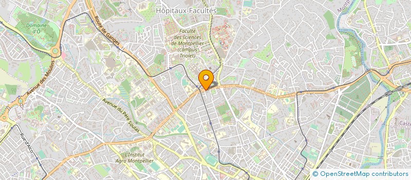 localisation de l'entreprise CYRAD à MONTPELLIER