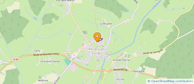 localisation de l'entreprise CYRALIM à CIRY-LE-NOBLE