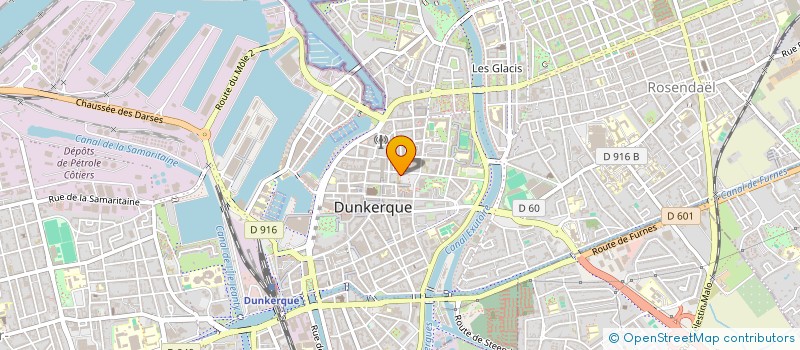 localisation de l'entreprise CYRALIS à DUNKERQUE