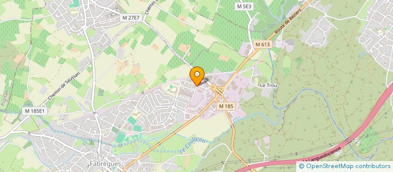 localisation de l'entreprise CYRAMI à FABREGUES