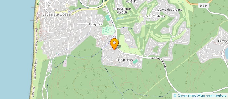 localisation de l'entreprise CYRAN0  LACANAU