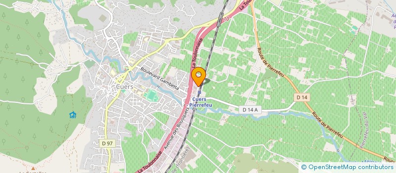 localisation de l'entreprise CYRANA  CUERS