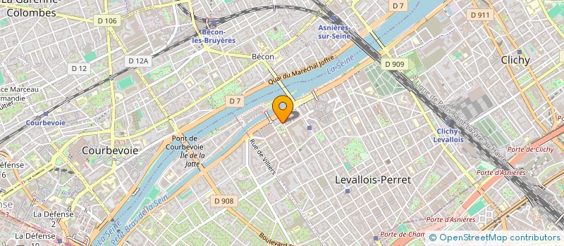 localisation de l'entreprise CYRANA COMMUNICATION à LEVALLOIS-PERRET