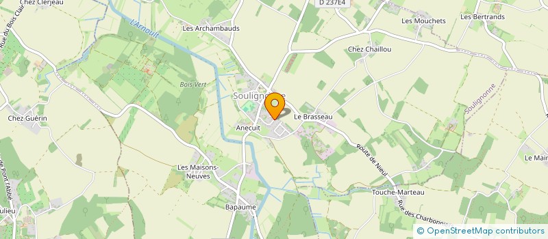 localisation de l'entreprise CYRANE COACHING  SOULIGNONNE