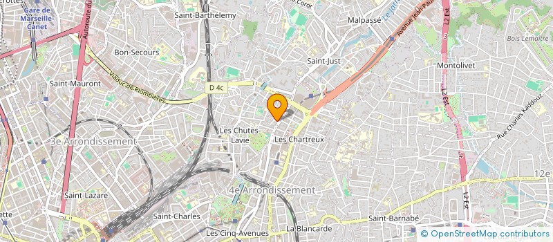 localisation de l'entreprise CYRANO à MARSEILLE