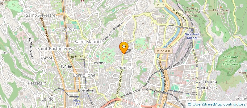 localisation de l'entreprise CYRANO à NICE