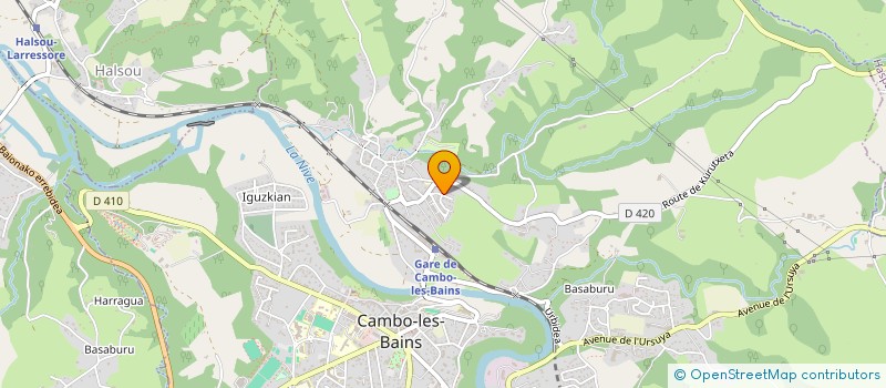 localisation de l'entreprise CYRANO à CAMBO-LES-BAINS