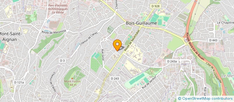 localisation de l'entreprise CYRANO à BOIS-GUILLAUME