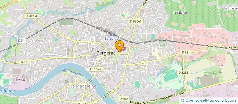localisation de l'entreprise CYRANO INVESTISSEMENT à BERGERAC