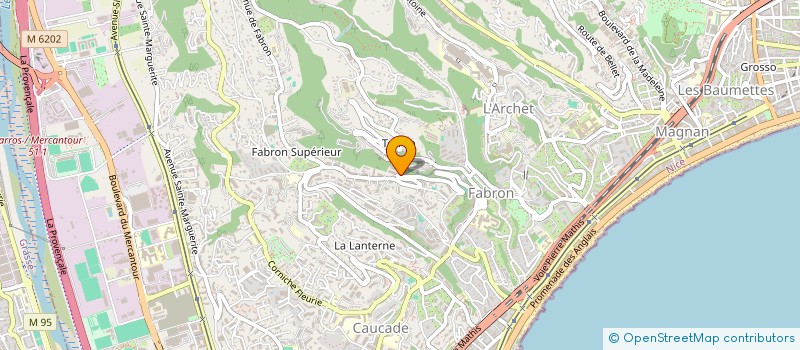 localisation de l'entreprise CYRANO MONTESSORI à NICE