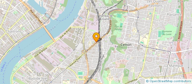 localisation de l'entreprise CYRANO YAMAN  CENON