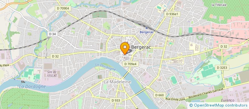 localisation de l'entreprise CYRANOIMMOBILIER à BERGERAC