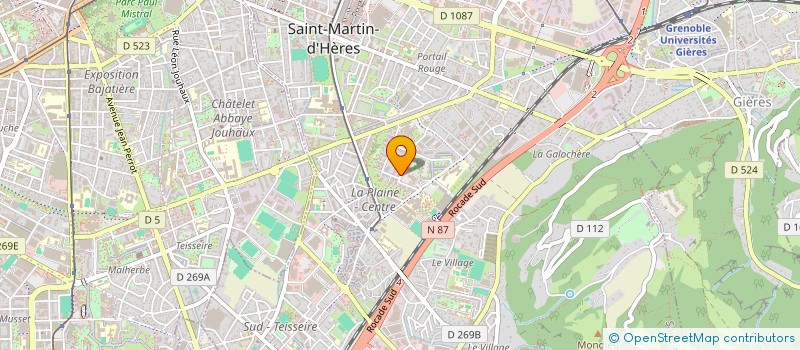 localisation de l'entreprise CYRAUD  SAINT-MARTIN-D'HERES