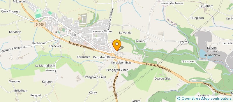 localisation de l'entreprise CYRBAN  PLONEIS