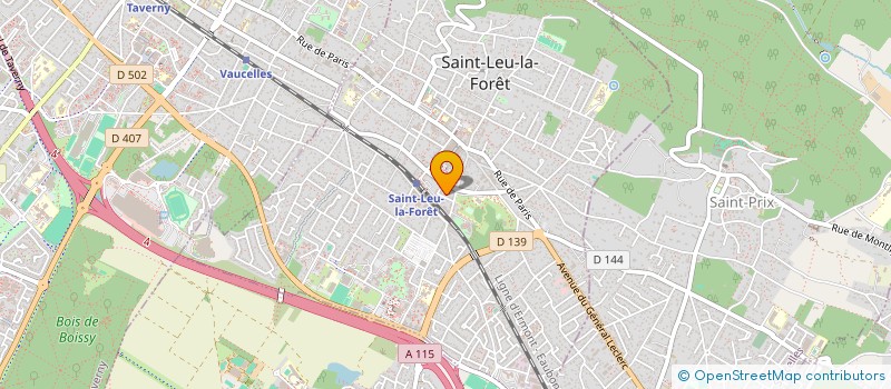 localisation de l'entreprise CYRBOX  SAINT-LEU-LA-FORET