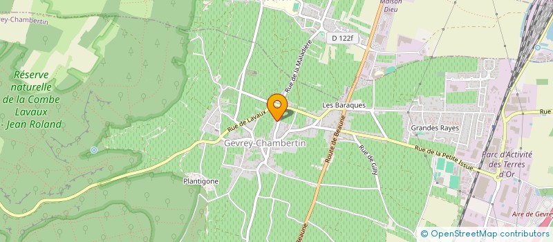 localisation de l'entreprise CYRCA  GEVREY-CHAMBERTIN